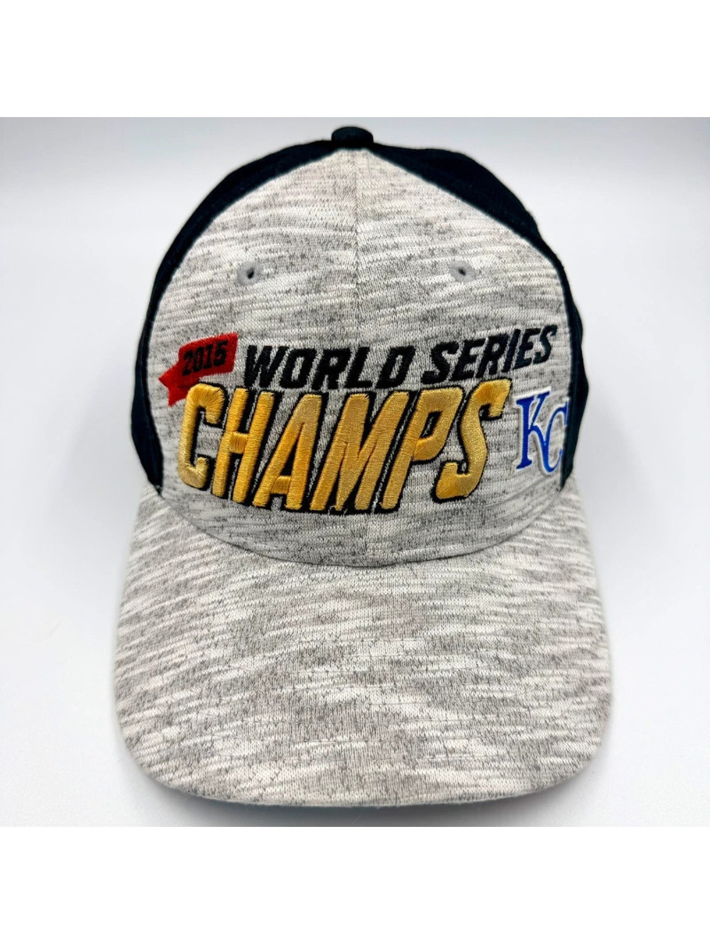 Kansas City Royals 2015 World Series Champs New Era 39Thirty Hat One Size